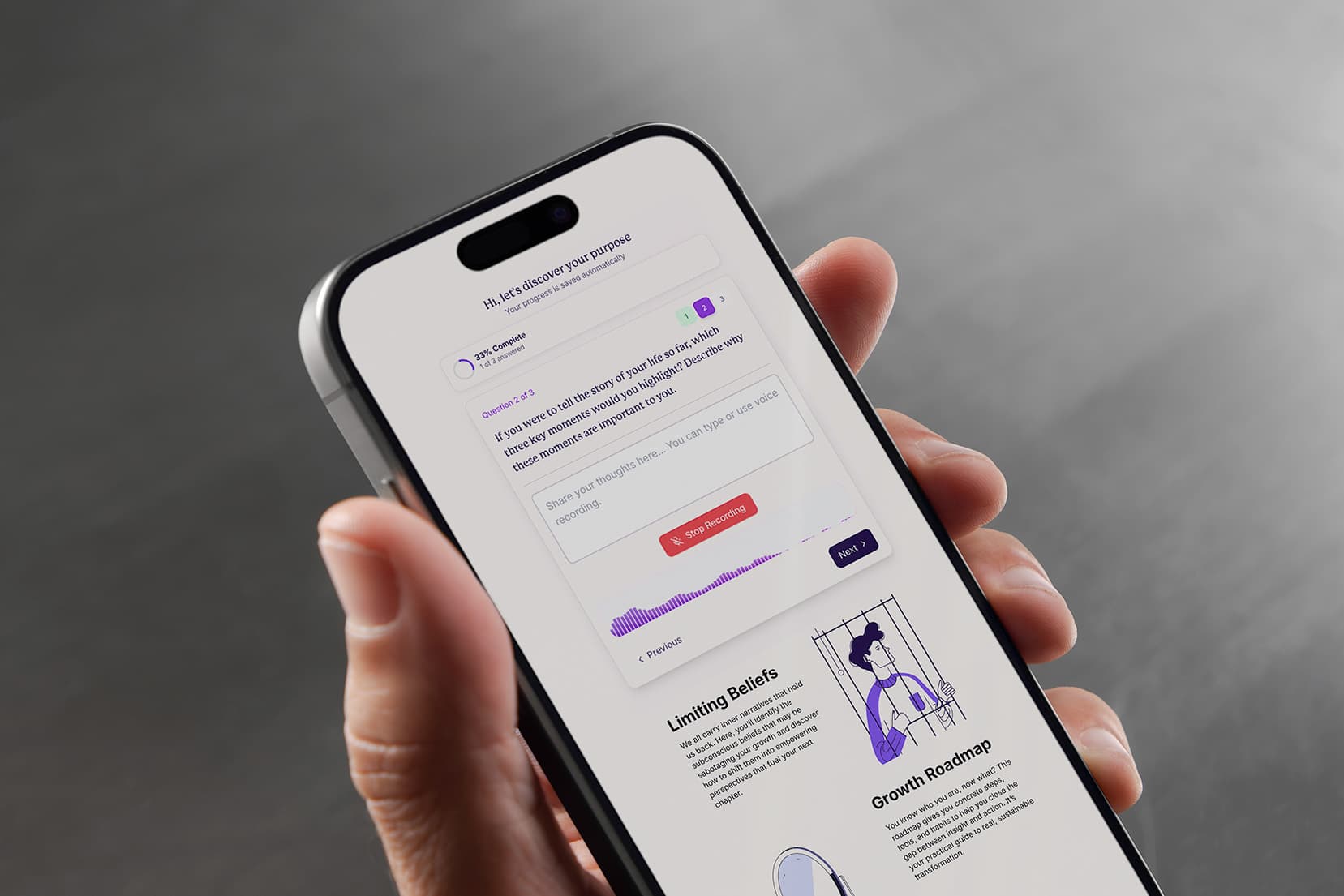 My Purpose Profile β hero